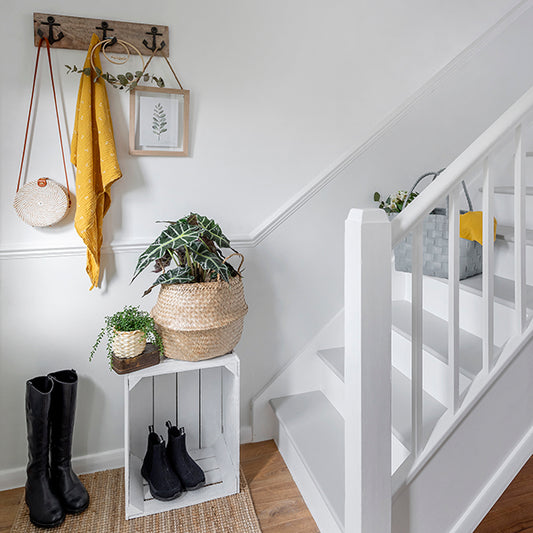 How To Paint Stairs - with Rust-Oleum Chalky Furniture Paint