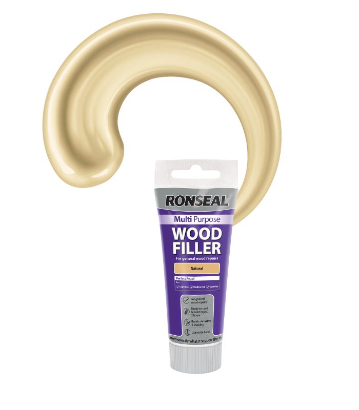 Ronseal Multi Purpose Wood Filler - Natural - 100g - Tube