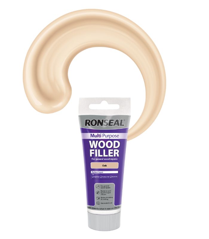 Ronseal Multi Purpose Wood Filler - Oak - 100g - Tube