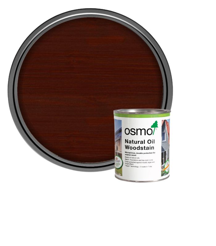 Osmo Natural Oil Woodstain - Mahogany - 125ml
