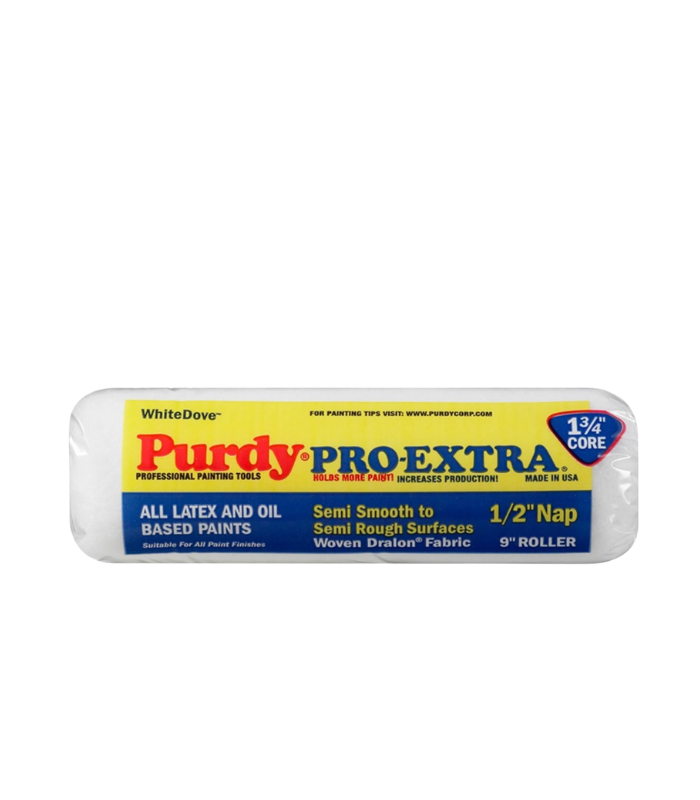 Purdy White Dove Roller Sleeve 1/2" Nap - 9 x 1.75 Inch