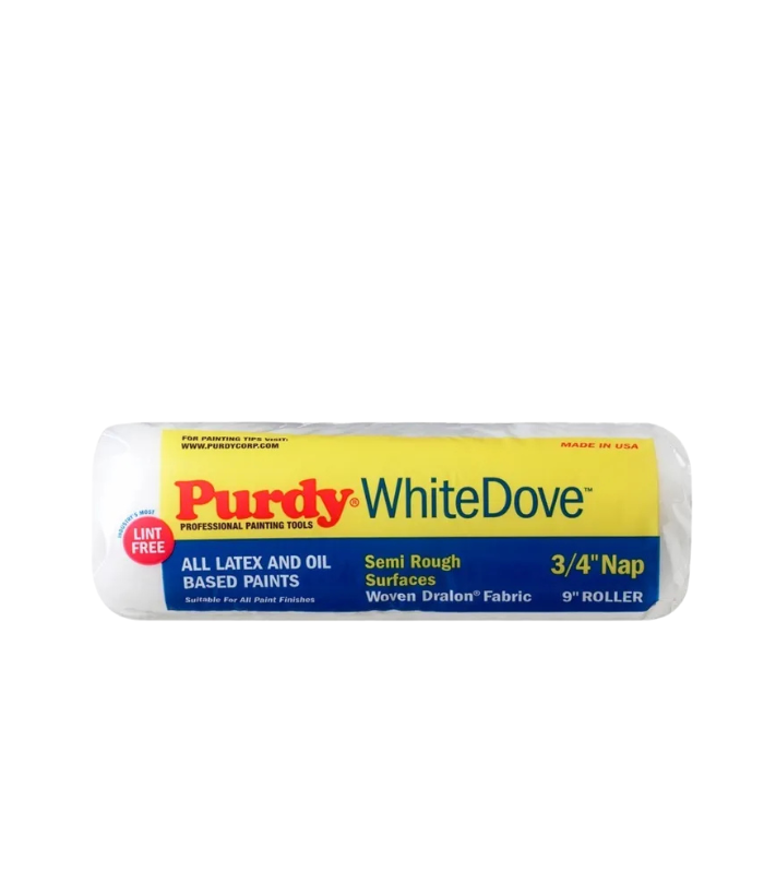Purdy White Dove Roller Sleeve 3/4" Nap - 9 x 1.5 Inch