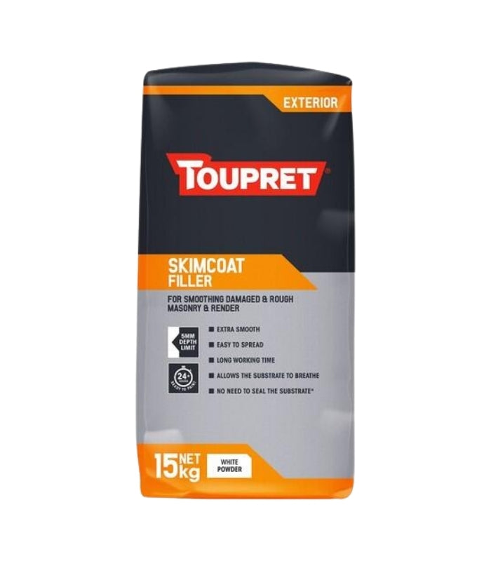 Toupret Exterior Skimcoat Filler - 15Kg