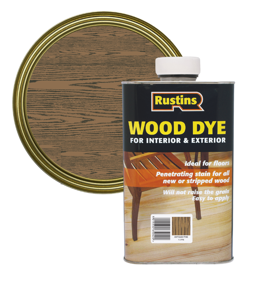 Rustins Wood Dye - Antique Pine - 1 Litre
