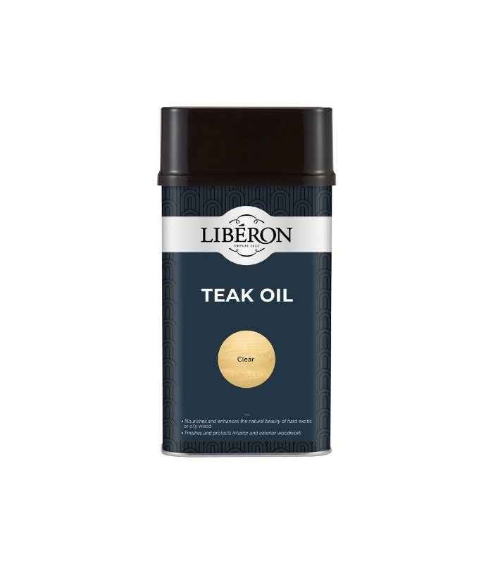 Liberon Teak Oil - With UV Filters - 1 Litre