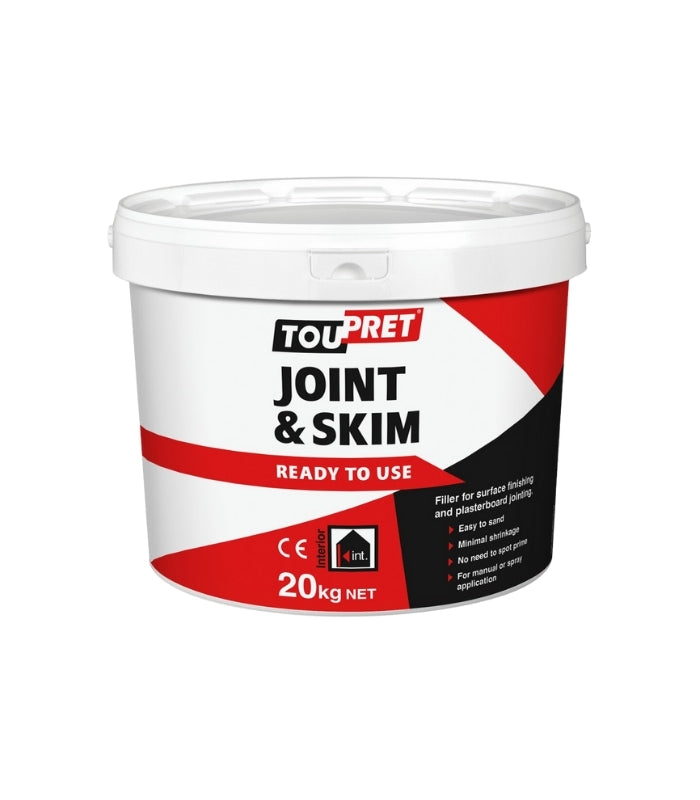 Toupret Ready Mixed Skim & Fill Joint - 20Kg