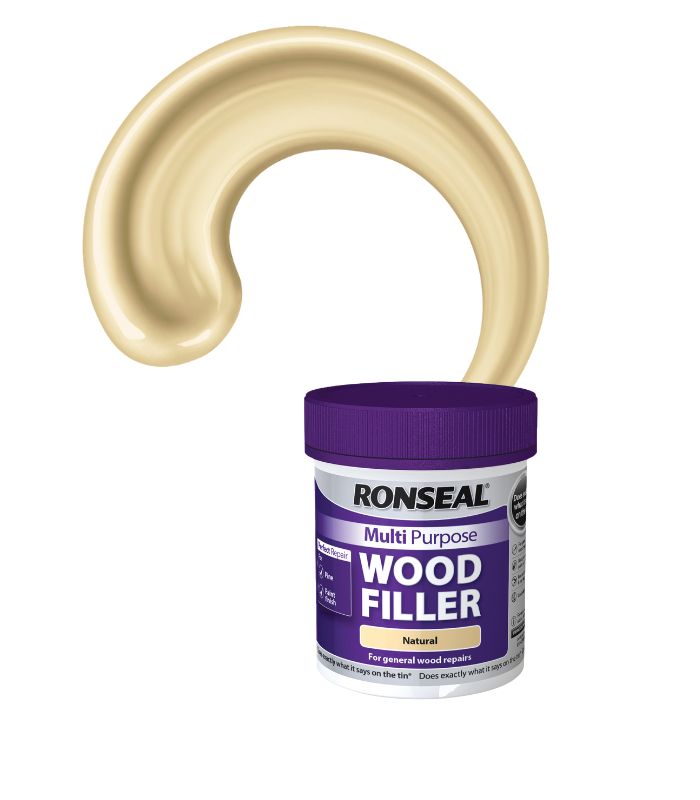 Ronseal Multi Purpose Wood Filler - Natural - 250g - Tub