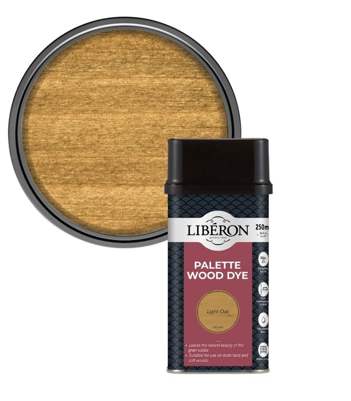 Liberon Interior Floor and Woodwork Palette Wood Dye - Light Oak - 250ml