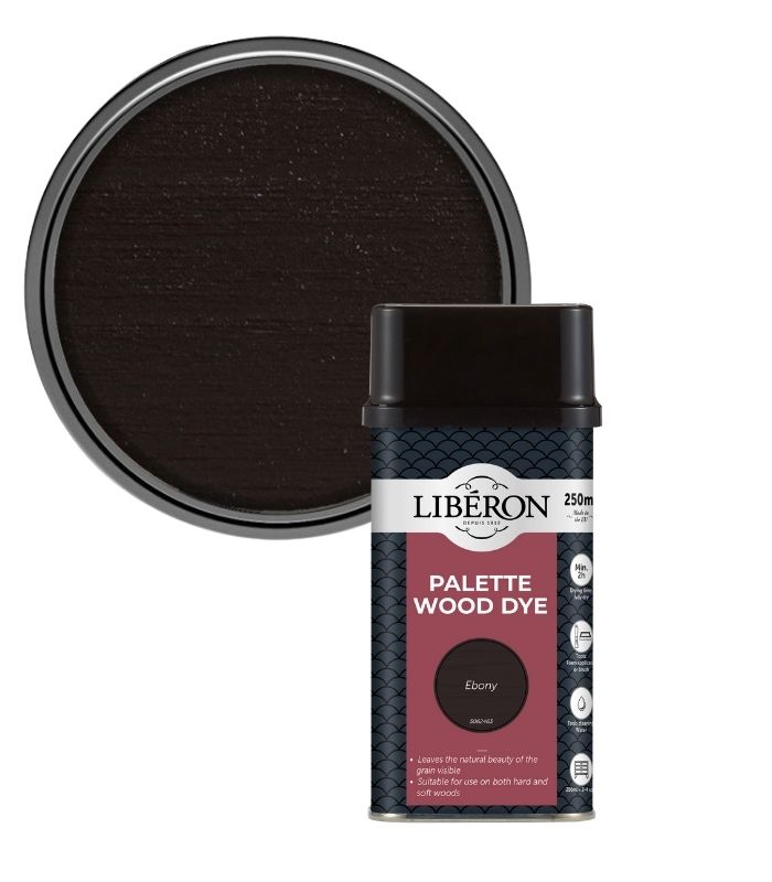 Liberon Interior Floor and Woodwork Palette Wood Dye - Ebony - 250ml