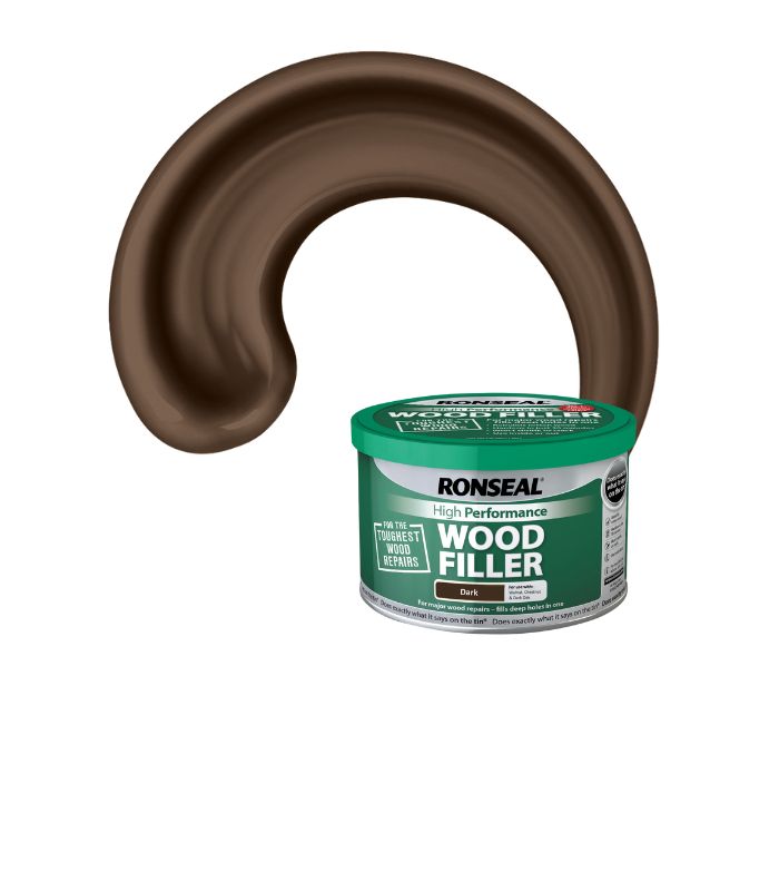 Ronseal High Performance Wood Filler - 2 Part System - Dark - 275g