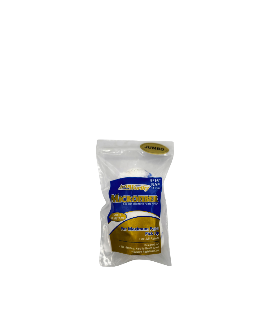 Arroworthy Microfiber Paint Roller Refill - Semi Rough - 4" 9/16" Nap