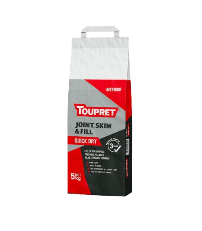 Toupret Quick Dry Skim & Fill Joint - 5Kg