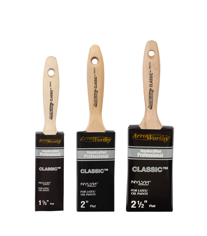 Arroworthy Classic Flat Beaver Tail Paint Brush