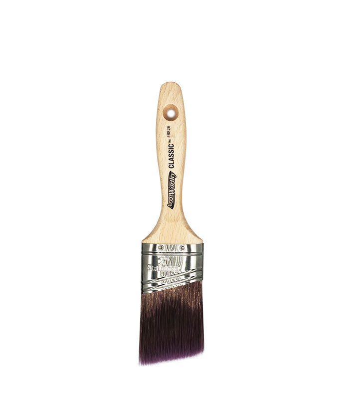 Arroworthy Classic Semi Oval Angled Beaver Tail Paint Brush - 2 Inch