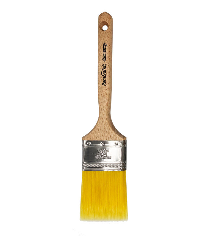 Arroworthy Rembrandt Long Handle Straight Cut Flat Sash Paint Brush - 2.5"