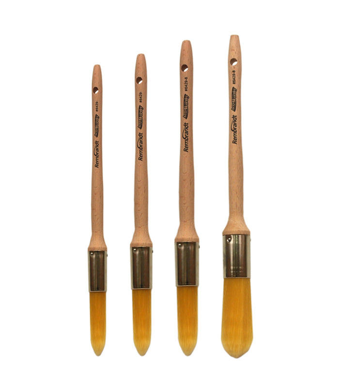 Arroworthy Rembrandt Round Chisel Trim Paint Brush