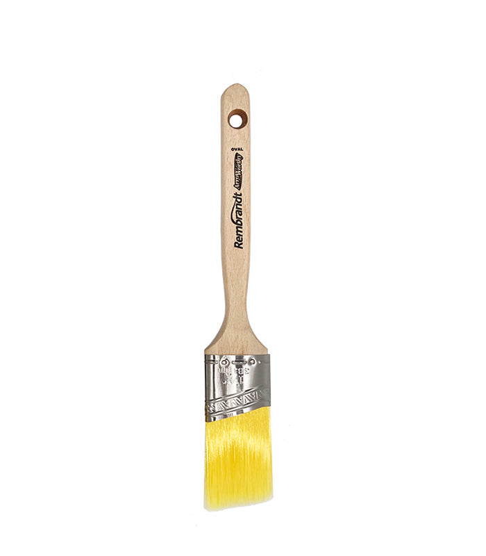 Arroworthy Rembrandt Semi Oval Angular Sash Paint Brush - 1.5"