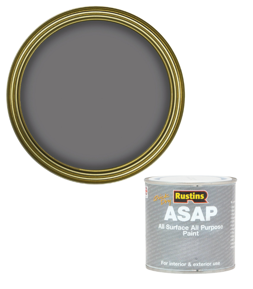 Rustins Quick Dry ASAP Paint - Grey - 250ml