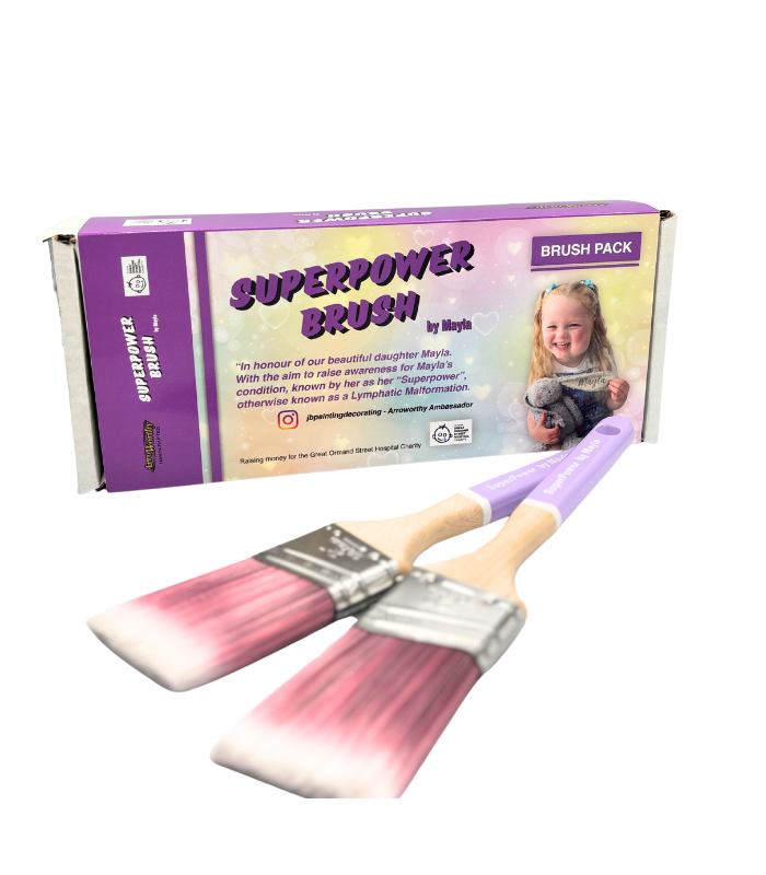 Mayla Superpower Paint Brushes By Arroworthy - Charity Brush Set