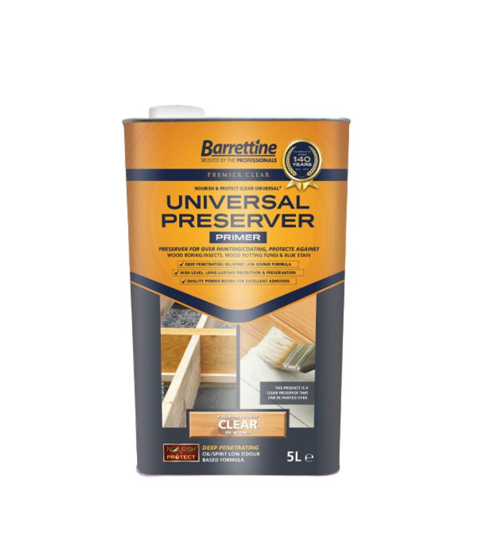 Barrettine Universal Wood Preserver - Clear - 5L