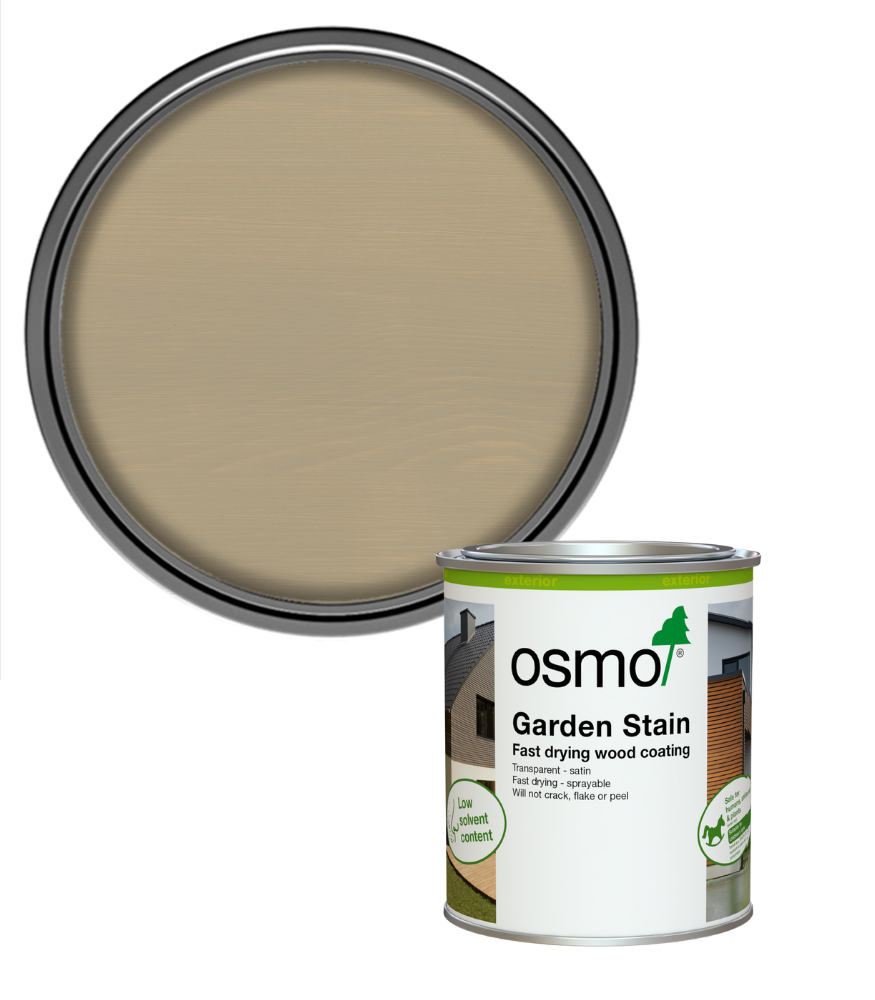 Osmo Garden Stain Satin - Balsalt Grey - 750ml