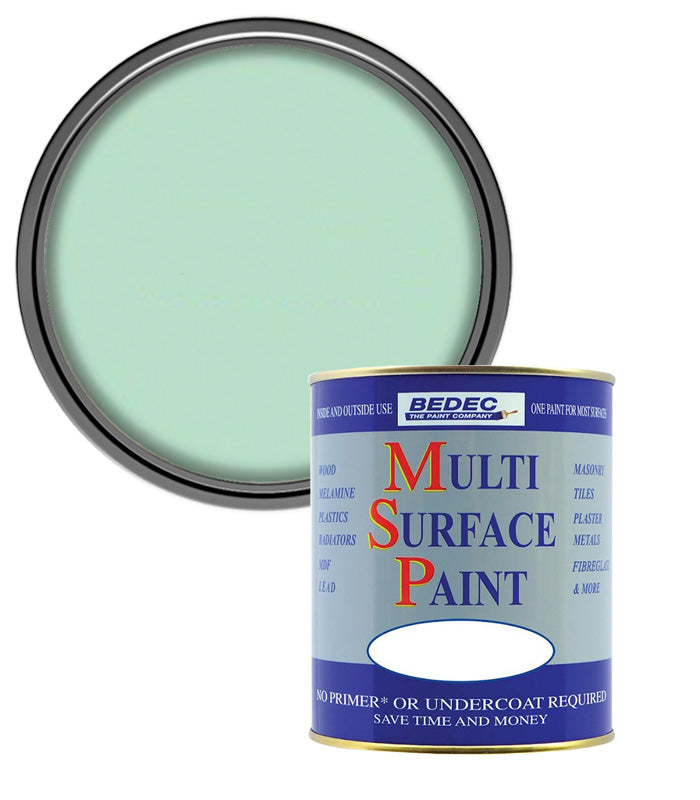 Bedec Multi Surface Paint - Satin - SoftLime - 750ml