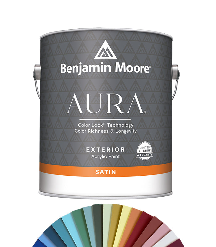 Benjamin Moore Aura Exterior Satin - Gallon 3.78L - Tinted Colour Match