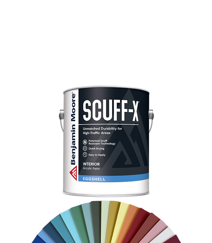 Benjamin Moore Scuff-X Eggshell - Quart 0.94L - Tinted Colour Match