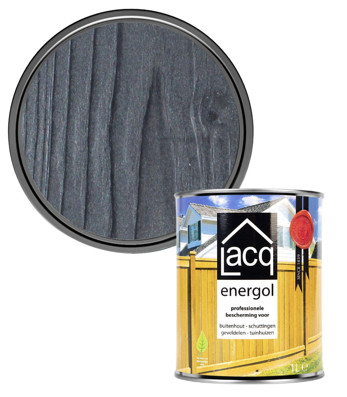 Lacq Energol Premium Wood Stain - Black - 1 Litre