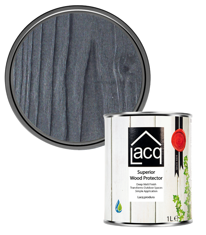 Lacq Produra Superior Wood Protector - Black - 1 Litre