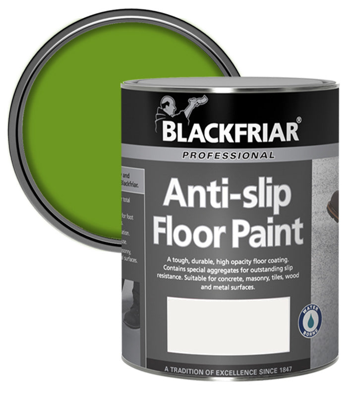 Blackfriar Anti-Slip Floor Paint - Tough and Durable - Green - 5 Litre