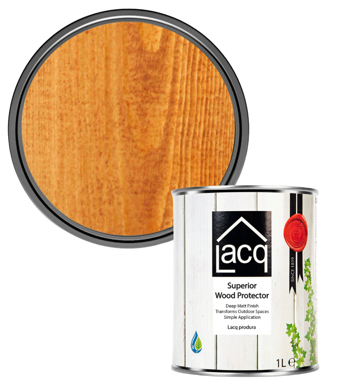 Lacq Produra Superior Wood Protector - Brown - 1 Litre