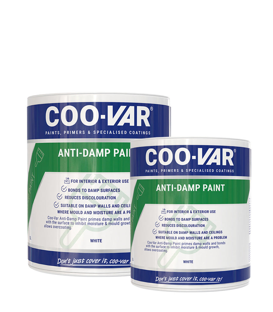Coo-Var Anti Damp Paint - White