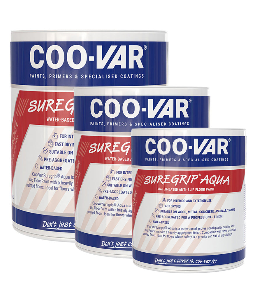 Coo-Var Suregrip® Aqua Anti-Slip Floor Paint