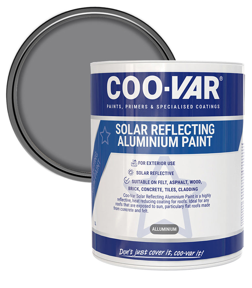 Coo-Var Solar Reflecting Aluminium Paint (BV221) - 5 Litre