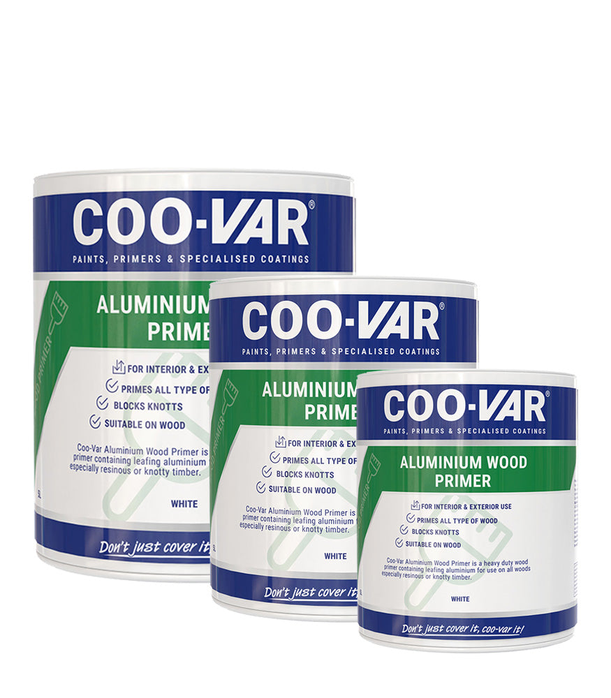 Coo-Var Aluminium Wood Primer - Silver Grey