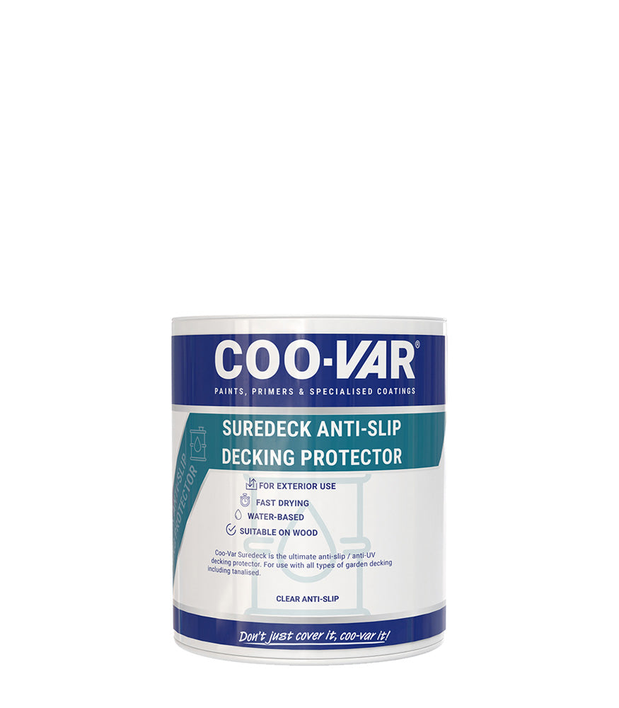 CooVar Suredec Anti Slip Decking Protector Clear - 1 Litre