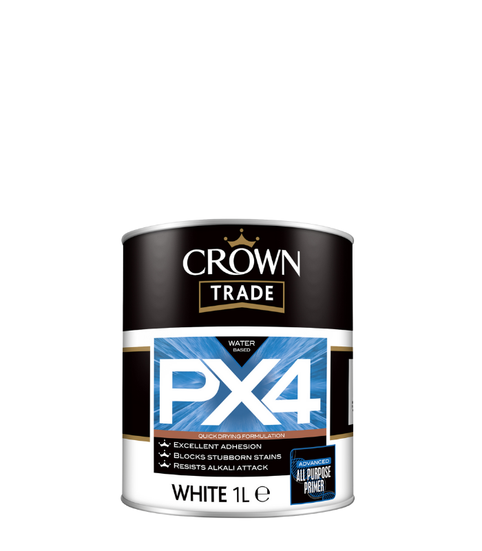 Crown Trade All Purpose Primer PX4 - White - 1L