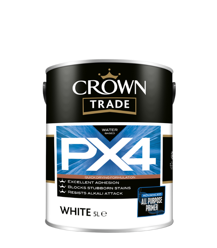 Crown Trade All Purpose Primer PX4 - White - 5L