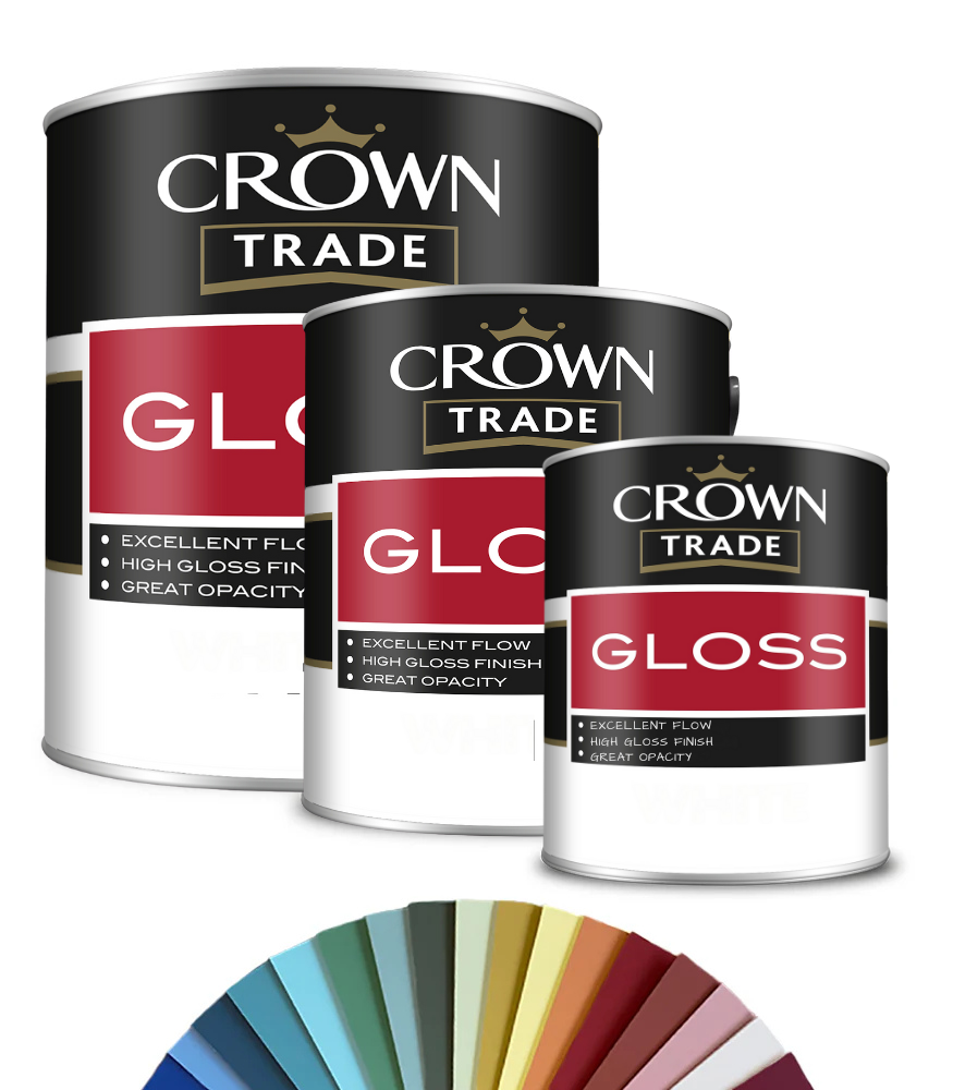 Crown Trade Gloss Paint - Tinted Colour Match