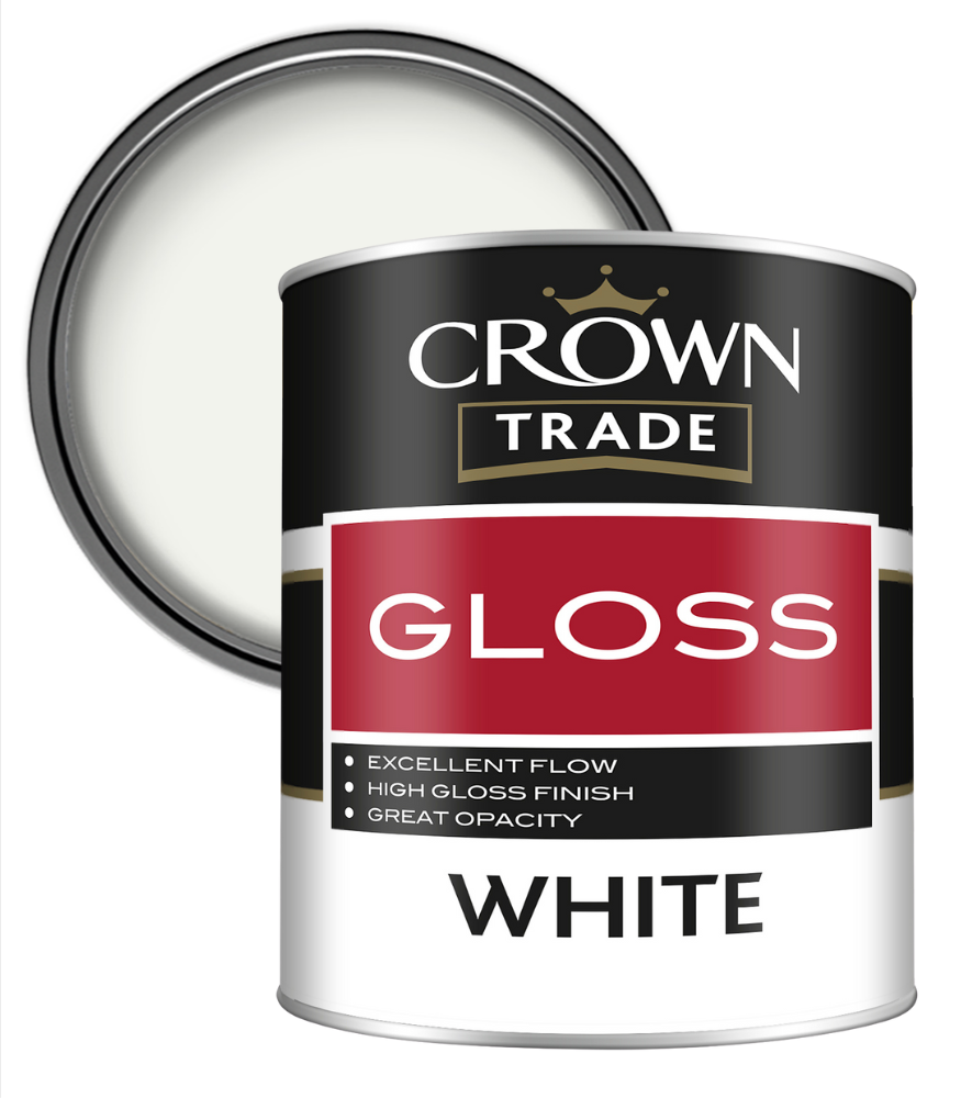 Crown Trade Gloss - White - 5L