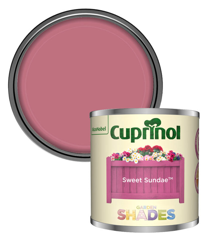 Cuprinol Garden Shades Tester Paint Pot - 125ml - Sweet Sundae