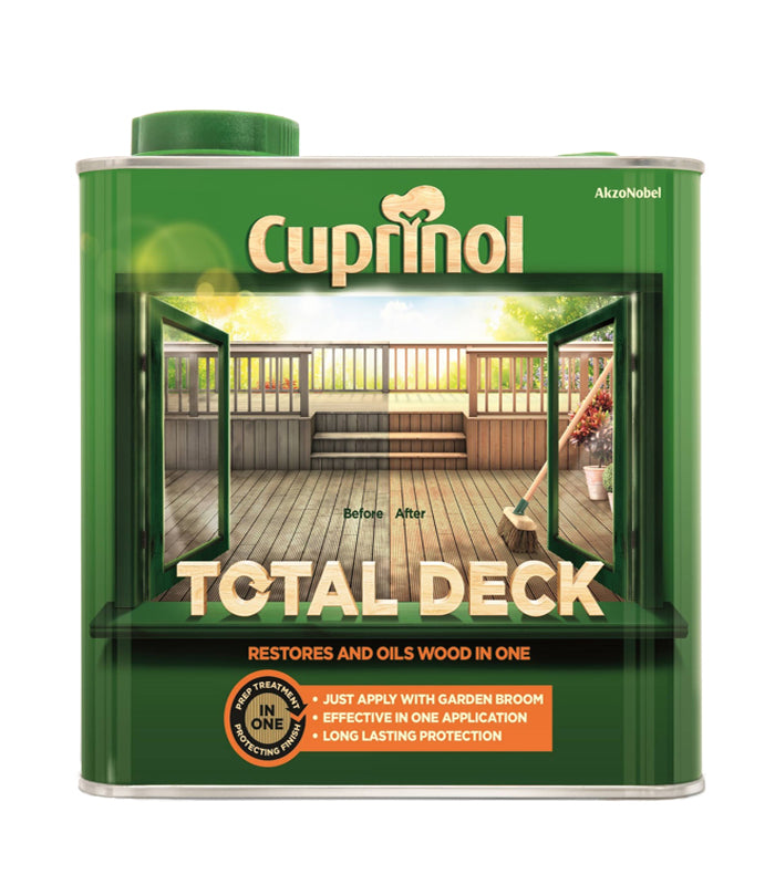 Cuprinol Total Deck Clear - 2.5L