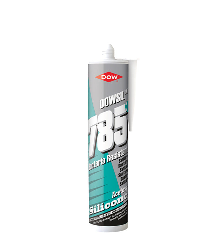 Dowsil 785+ Bacteria-resistant Sanitary Silicone Sealant - 310ml Cartridge