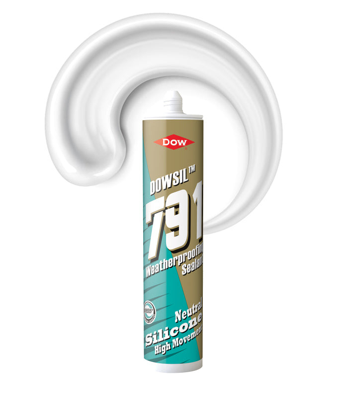 Dowsil 791 Weatherproofing Silicone Sealant 310ml Cartridge - Translucent