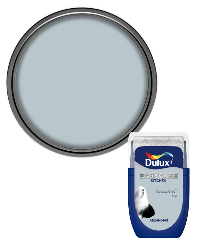Dulux Easycare Kitchen Matt Tester Pot - 30ml - Coastal Grey