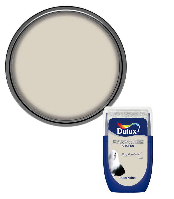 Dulux Easycare Kitchen Matt Tester Pot - 30ml - Egyptian Cotton