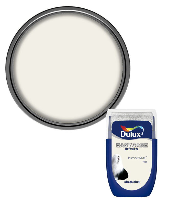 Dulux Easycare Kitchen Matt Tester Pot - 30ml - Jasmine White