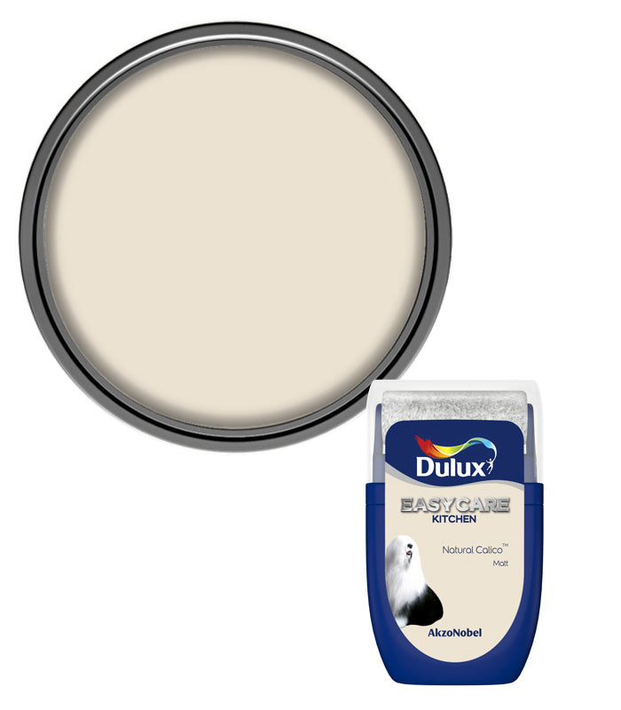 Dulux Easycare Kitchen Matt Tester Pot - 30ml - Natural Calico
