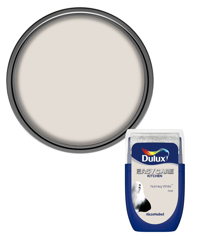 Dulux Easycare Kitchen Matt Tester Pot - 30ml - Nutmeg White
